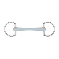 Mors de filet Beris à olives barre de confort fine et anneau de 6 cm Doux