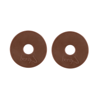 Rondelles de mors Beris caoutchouc Marron Rondelles de mors Beris caoutchouc Marron