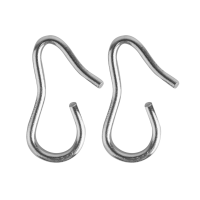 Crochet de gourmette Beris Zilverkleurig Grijs