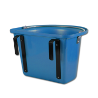 Seau-mangeoire de porte Waldhausen avec anse Bleu