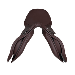 Selle d'obstacle Waldhausen Comfort cuir Marron