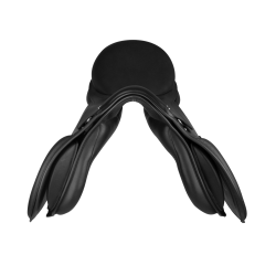 Waldhausen veelzijdigheidszadel Comfort leer Zwart