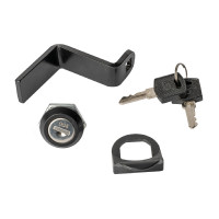 Serrure cylindrique Waldhausen malle roulante 1500301 Gris