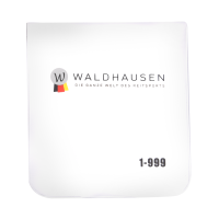 Set de numéro ovales Waldhausen avec élastiques Blanc Set de numéro ovales Waldhausen avec élastiques Blanc