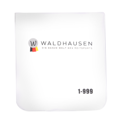 Set de numéro ovales Waldhausen avec élastiques Blanc
