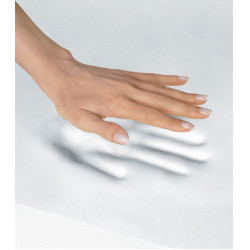 Zadelonderlegger voor longeersingel Waldhausen van traagschuim Zwart