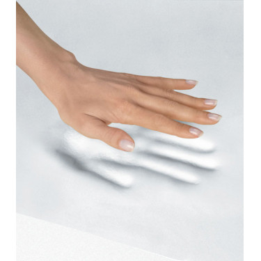 Zadelonderlegger voor longeersingel Waldhausen van traagschuim Zwart