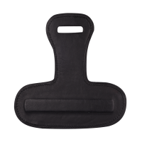 Attache courroie de queue Star cuir Noir