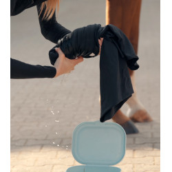 Couverture rafraîchissante Waldhausen Health + Care Ice Layer Bleu nocturne