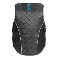 Swing P19 veiligheidsvest met ritssluiting voor volwassenen Zwart / grijs Swing P19 veiligheidsvest met ritssluiting voor volwassenen Zwart / grijs