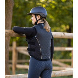 Gilet de protection Swing P19 fermeture glissière adulte Noir / gris Gilet de protection Swing P19 fermeture glissière adulte Noir / gris