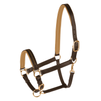 Lederen halster Star Diamond Zwart / zilver