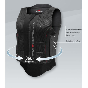 Zachte rugbeschermer Swing P07 voor kinderen Zachte rugbeschermer Swing P07 voor kinderen