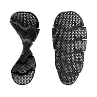 Rugbeschermer Swing P20 voor volwassenen Zwart