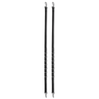 Rênes fixe en nylon Star Noir