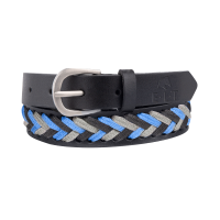 Ceinture tressée ELT Karla Bleu ciel / beige / asphalte
