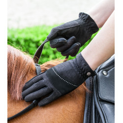 Gants d'équitation ELT Arosa Noir