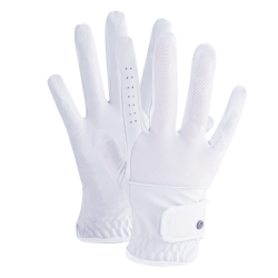 Gants d'équitation ELT Estelle Blanc