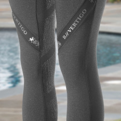 Culotte collant B Vertigo Jenny à fond peau femme Noir