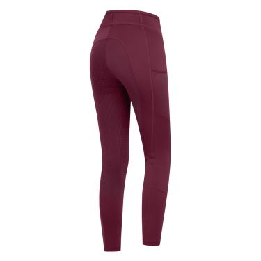Legging d'équitation ELT Ella Glam Rouge velouté Legging d'équitation ELT Ella Glam Rouge velouté