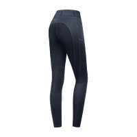 Legging d'équitation ELT Ella grip genoux Bleu nocturne