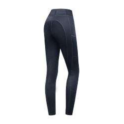 Legging d'équitation ELT Ella grip genoux Bleu nocturne