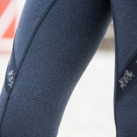 Strakke rijbroek B Vertigo Jenny met leren zitvlak voor dames Marineblauw Strakke rijbroek B Vertigo Jenny met leren zitvlak voor dames Marineblauw