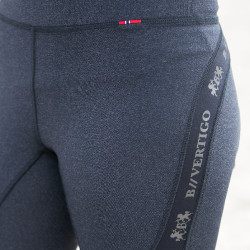 Culotte collant B Vertigo Jenny à fond peau femme Noir