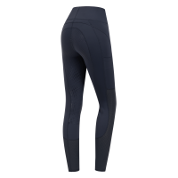 Legging d'équitation ELT taille haute Hanna mesh Bleu nocturne