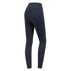 Legging d'équitation ELT taille haute Hanna mesh Bleu nocturne