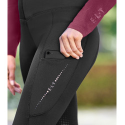 Legging d'équitation ELT thermique Milla Noir