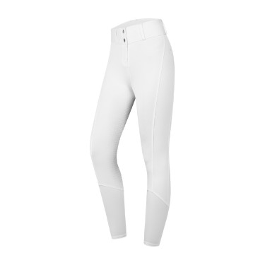 ELT rijbroek met hoge taille Essential siliconen Wit