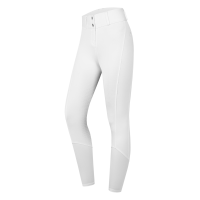 Pantalon d'équitation ELT taille haute Essential silicone Blanc