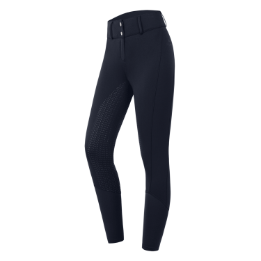 ELT rijbroek met hoge taille Essential siliconen Diepblauw