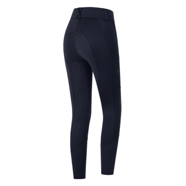 ELT rijbroek met hoge taille Essential siliconen Diepblauw