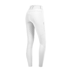 Pantalon d'équitation ELT taille haute silicone Hella Blanc