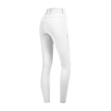 Pantalon d'équitation ELT taille haute silicone Hella Blanc