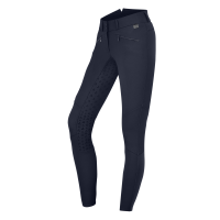 Pantalon d'équitation ELT taille haute silicone Hella Bleu nocturne