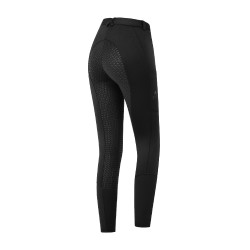 Pantalon d'équitation ELT thermique Essential silicone enfant Noir
