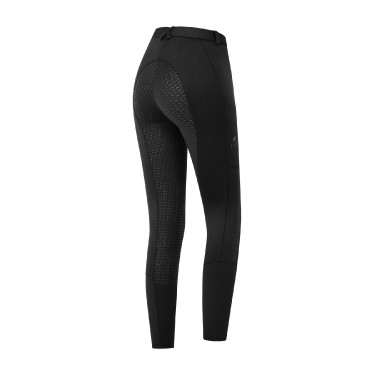 Pantalon d'équitation ELT thermique Essential silicone enfant Noir