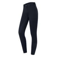 Pantalon d'équitation ELT thermique Essential silicone enfant Bleu profond