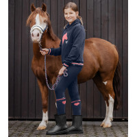 Pantalon d'équitation ELT thermique Essential silicone enfant Bleu profond