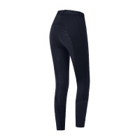 Thermobroek voor paardrijden ELT Essential siliconen dames Diepblauw