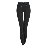Pantalon d'équitation ELT thermique Fun Sport silicone Noir