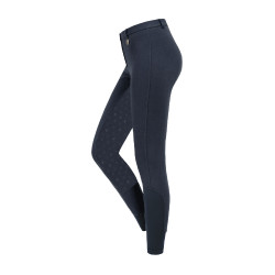 Pantalon d'équitation ELT thermique Fun Sport silicone Bleu nocturne