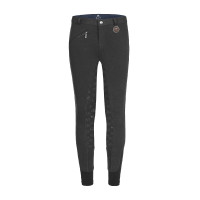 Pantalon d'équitation ELT thermique Fun Sport silicone enfant Noir Pantalon d'équitation ELT thermique Fun Sport silicone enfant Noir