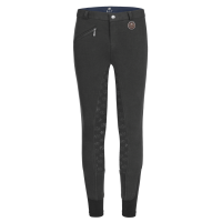 Pantalon d'équitation ELT thermique Fun Sport silicone enfant Noir
