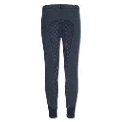 Pantalon d'équitation ELT thermique Fun Sport silicone enfant Bleu nocturne