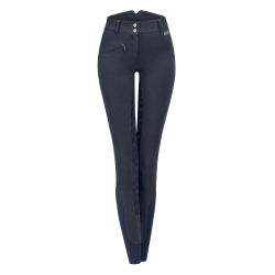 Thermobroek ELT met hoge taille Fun Sport siliconen rijbroek Nachtblauw Thermobroek ELT met hoge taille Fun Sport siliconen rijbroek Nachtblauw