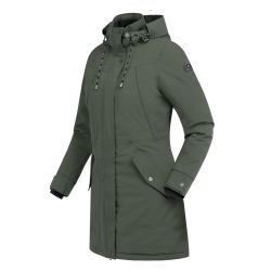 Parka d'équitation ELT hiver Performance Ontario Olive foncé Kaki